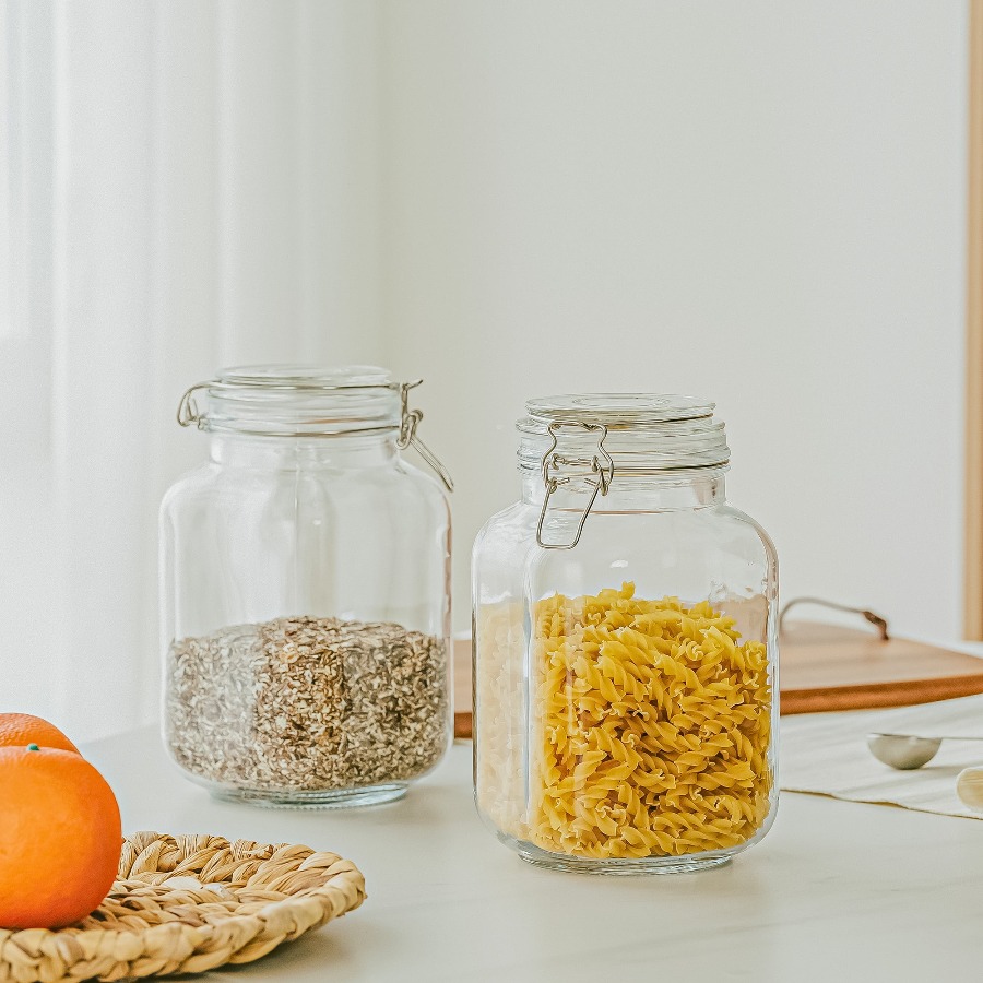 Food Storage Containers Glass - 67 oz Glass Airtight Food Storage
