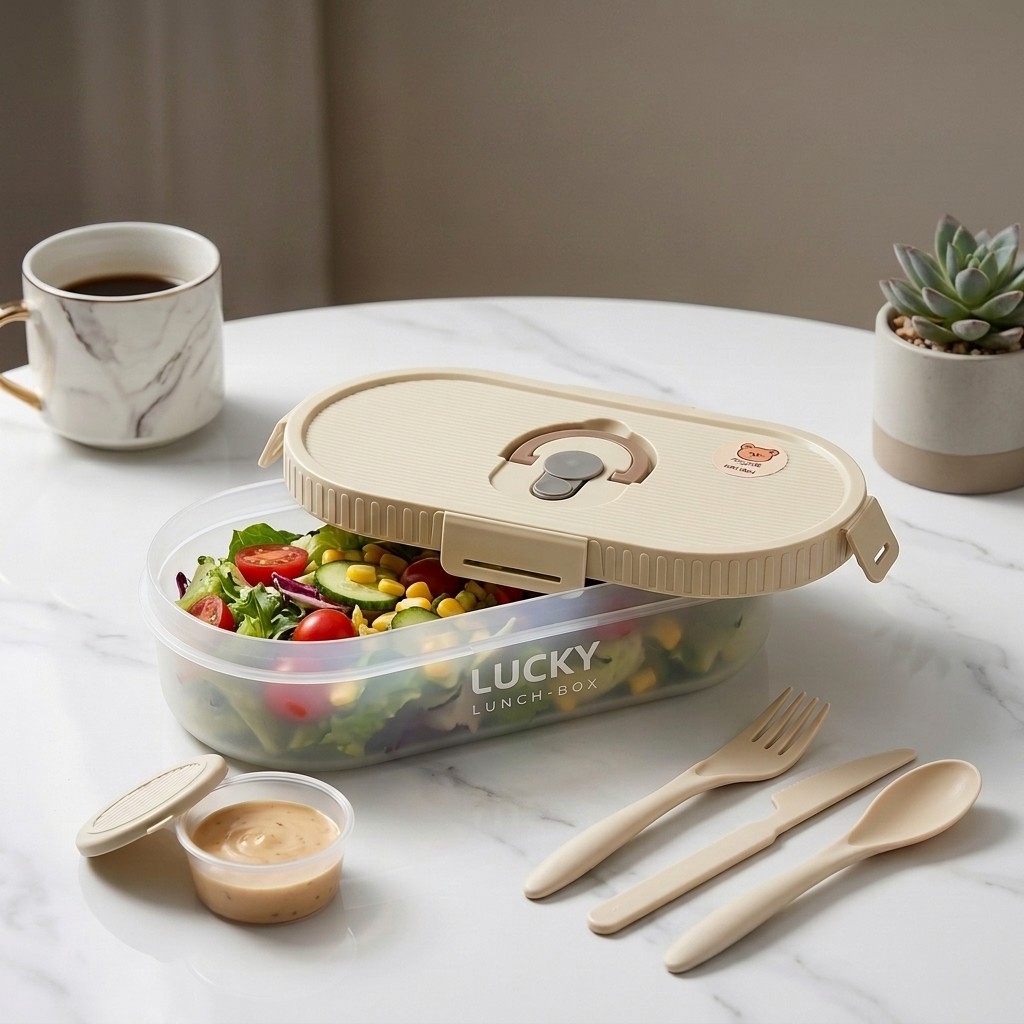 Food Storage Safety - Portable Leakproof Bento Lunch Box for