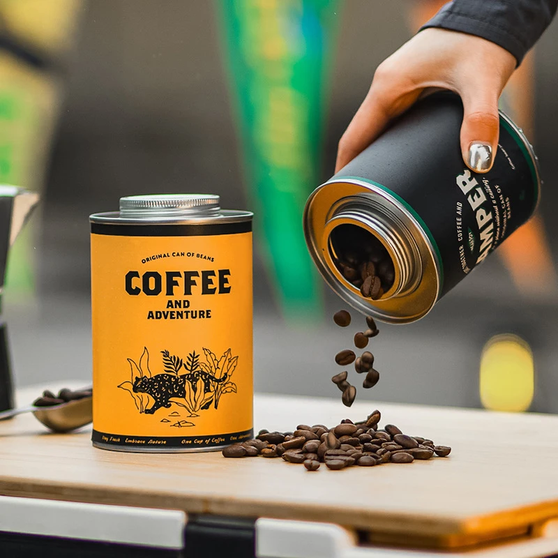 Food Storage Camping - 1pc coffee bean sealed storage can
