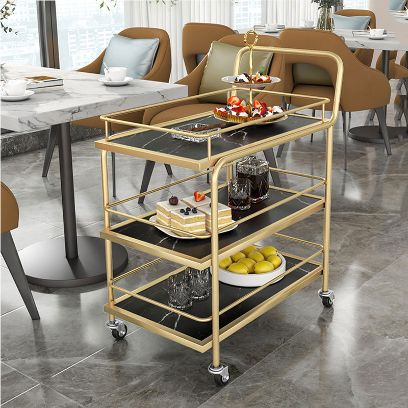 Food Storage Restaurant - PYH mobile trolley, light luxury storage