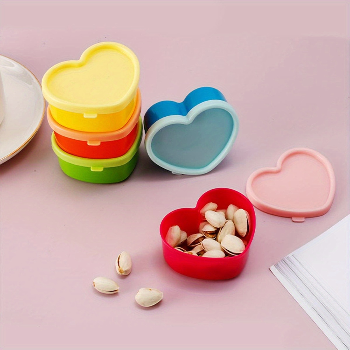 Food Storage Box - 5PCS Mini Lunch Box Condiment Storage