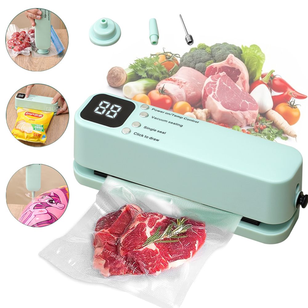 Vacuum Sealer Bag - Vacuum Sealer Portable Mini Food Sealer