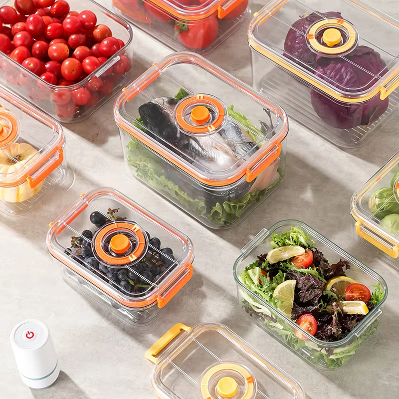 Food Storage Freezer - Vacuum Fresh-keeping Box Refrigerator Sealed Canister