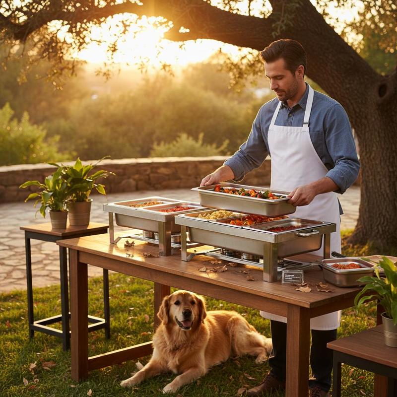 Food Storage Restaurant - 6 Pack Catering Trays Full Size