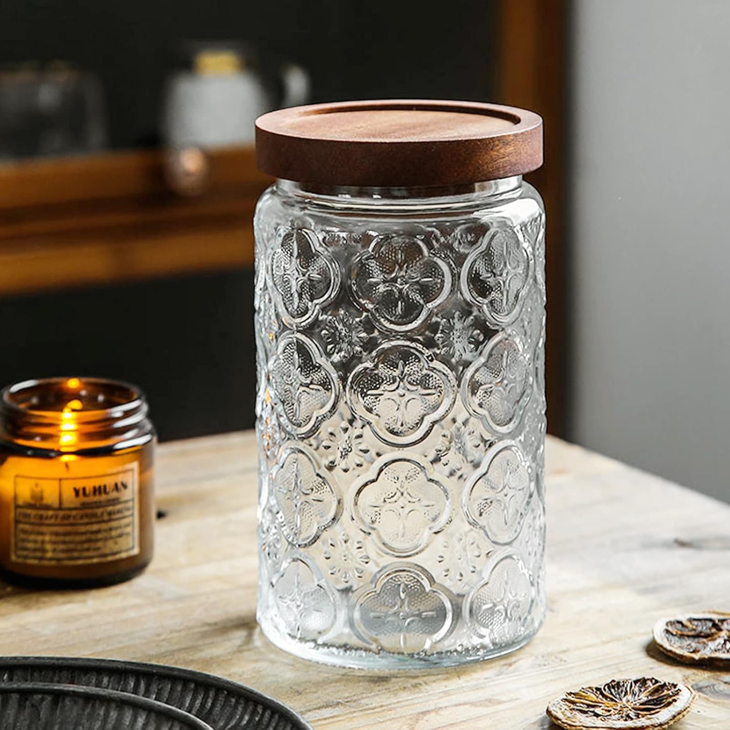 35oz/1000ml Glass Storage Jars - đánh giá và giá Food Storage Containers Glass