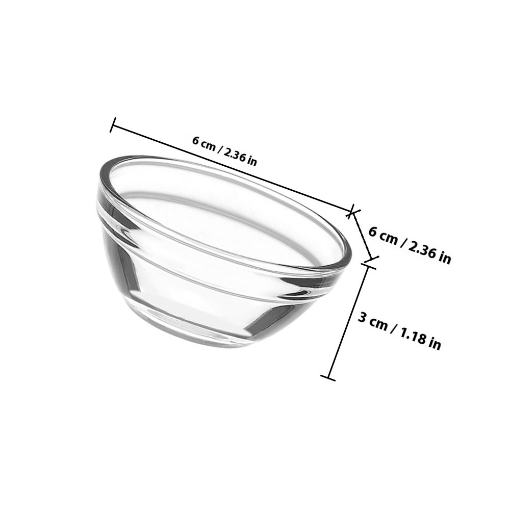 3Pcs Small Glass Bowls Set Cle - đánh giá và giá Food Storage Glass Set