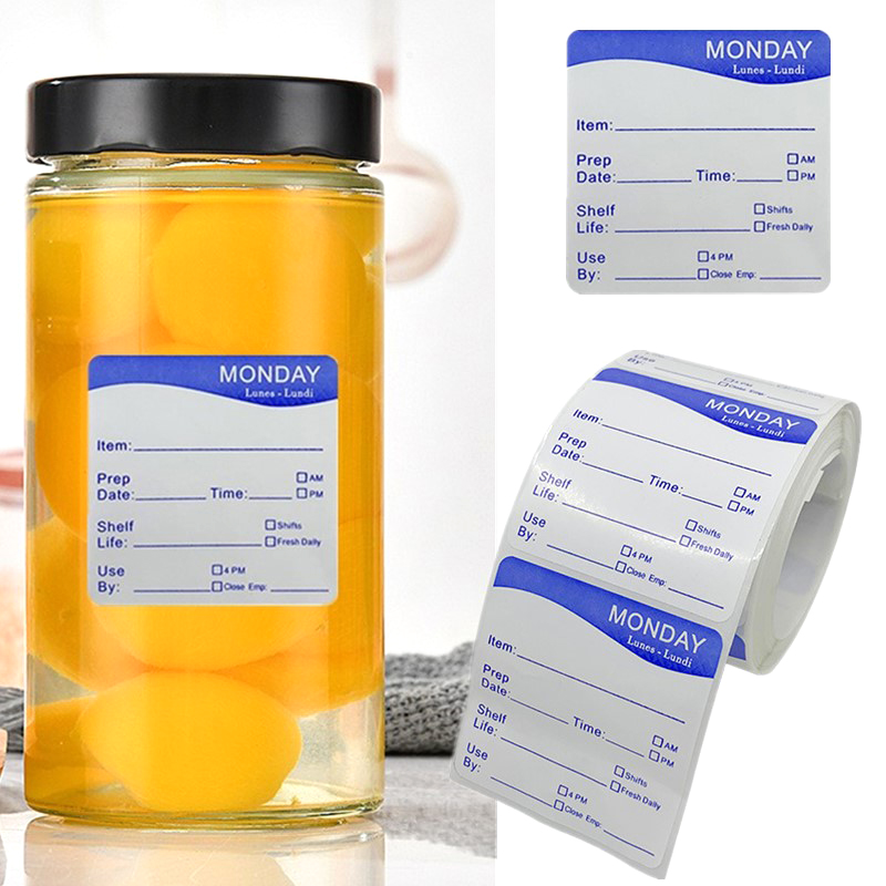 250Pcs/Roll Kitchen Date Food  - đánh giá và giá Food Storage Expiration Dates