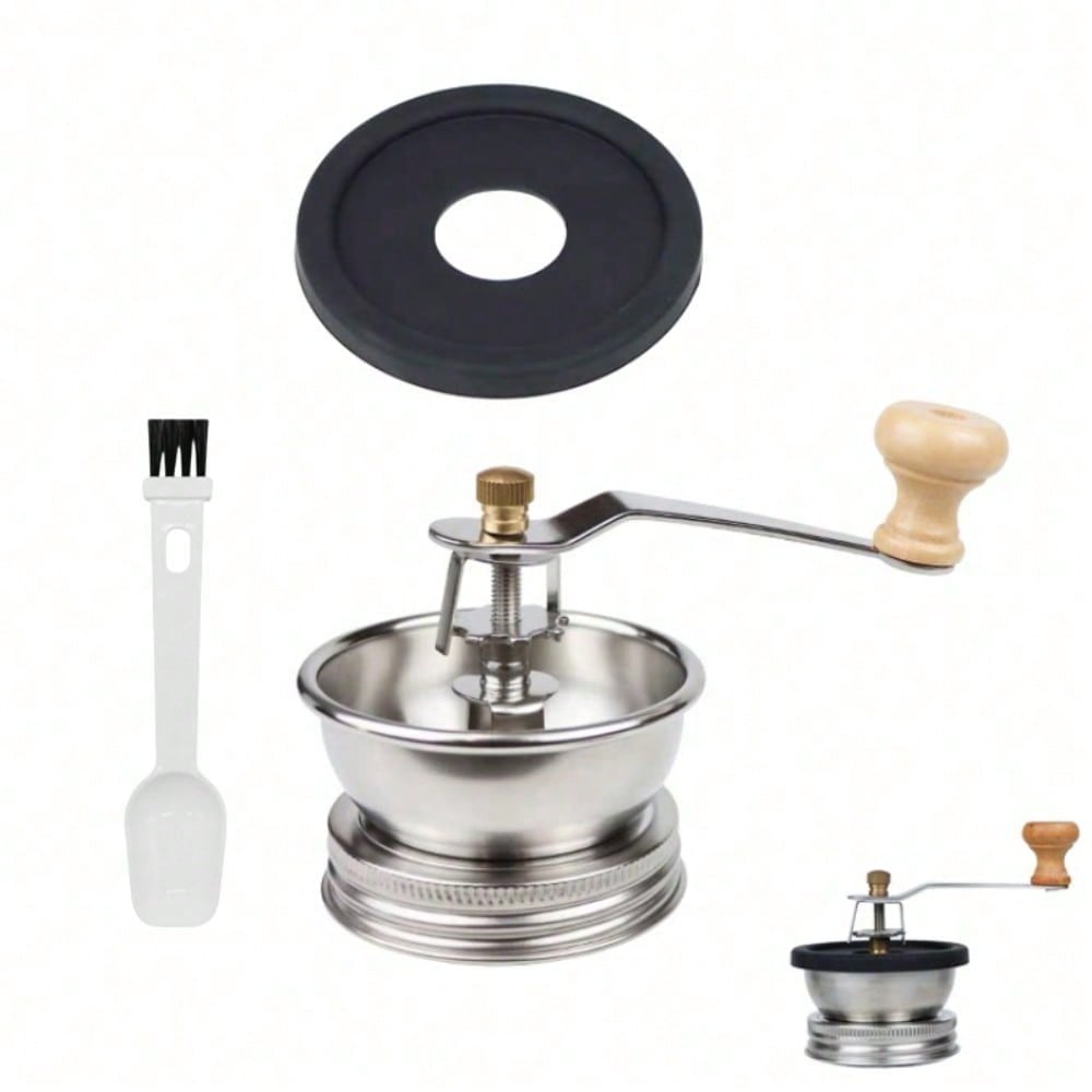 Stainless Steel Manual Coffee  - đánh giá và giá Mason Jar Wide Mouth