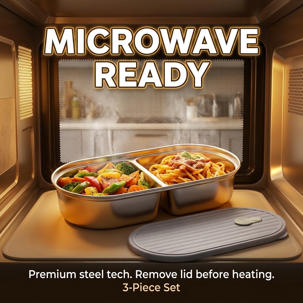 Microwavable 304 Stainless Ste - đánh giá và giá Food Storage Safety
