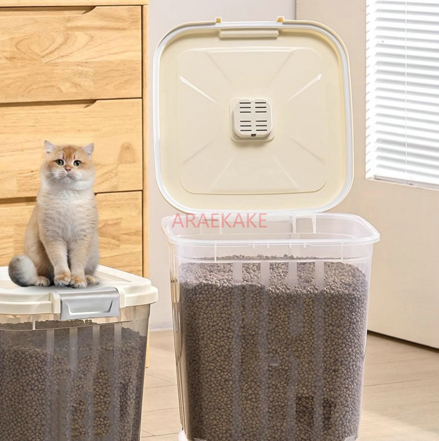 Cat food storage bucket, dog f - đánh giá và giá Food Storage Dog