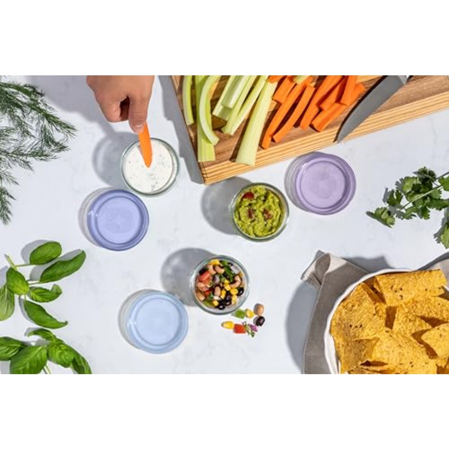Color Lock Glass Meal Prep Set - đánh giá và giá Food Storage Glass Set