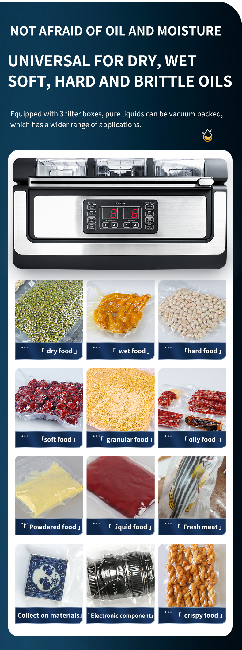 Kitchen Vacuum Food Preservati - đánh giá và giá Food Storage Vacuum Sealer Machine