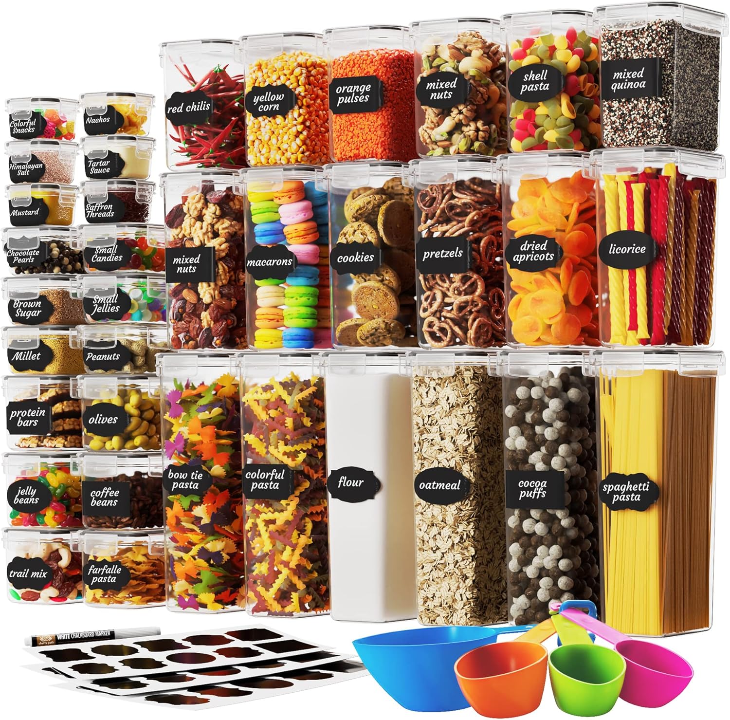 Airtight Food Storage Containe - đánh giá và giá Food Storage Variety Pack