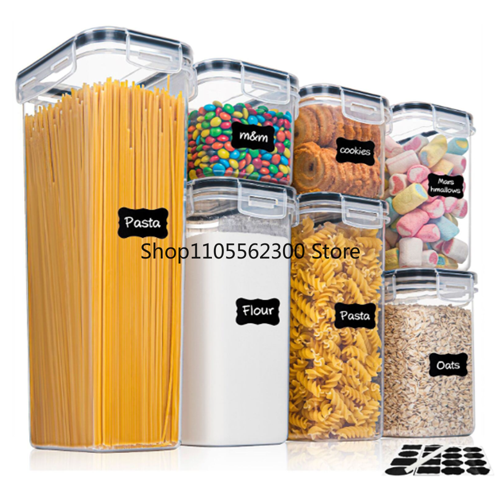 Kitchen 7pcs Food Containers S - đánh giá và giá Food Storage Kitchen Container Set