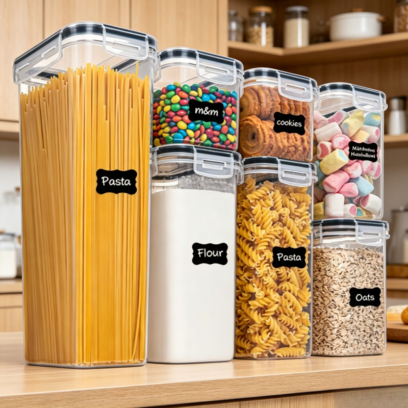 7Pcs Kitchen Food Storage Cont - đánh giá và giá Food Storage Kitchen Container Set