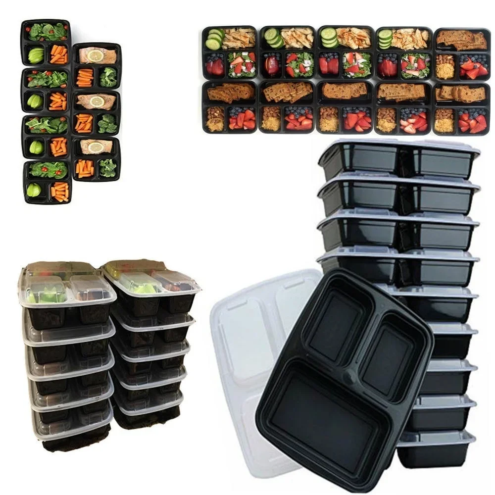 7 Pack 3 Compartment Meal Prep - đánh giá và giá Food Storage Safety