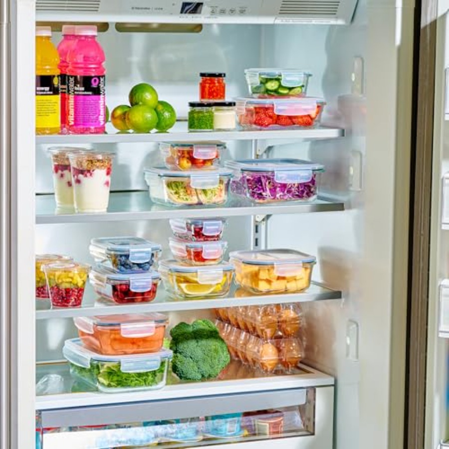 40pc Set Glass Food Storage Co - đánh giá và giá Food Storage Lunch Box