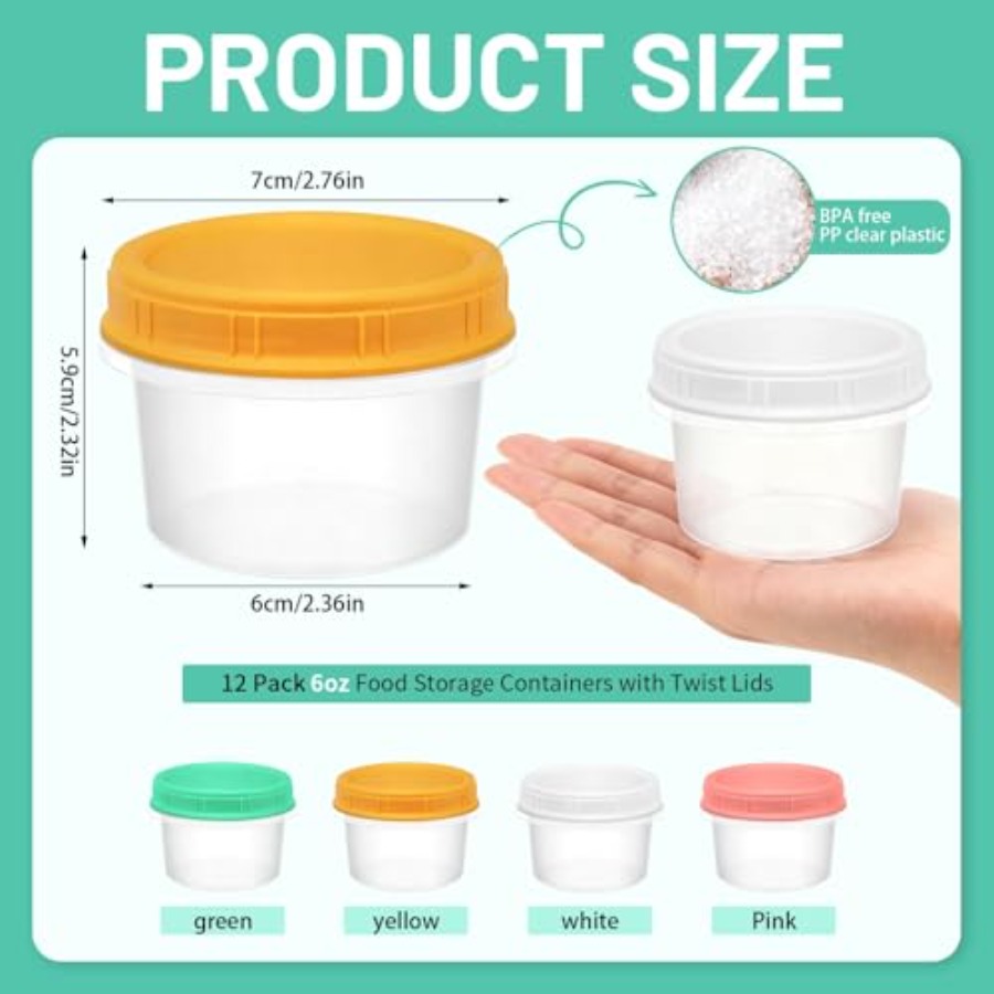 12 Pack Freezer Containers wit - đánh giá và giá Food Storage Freezer