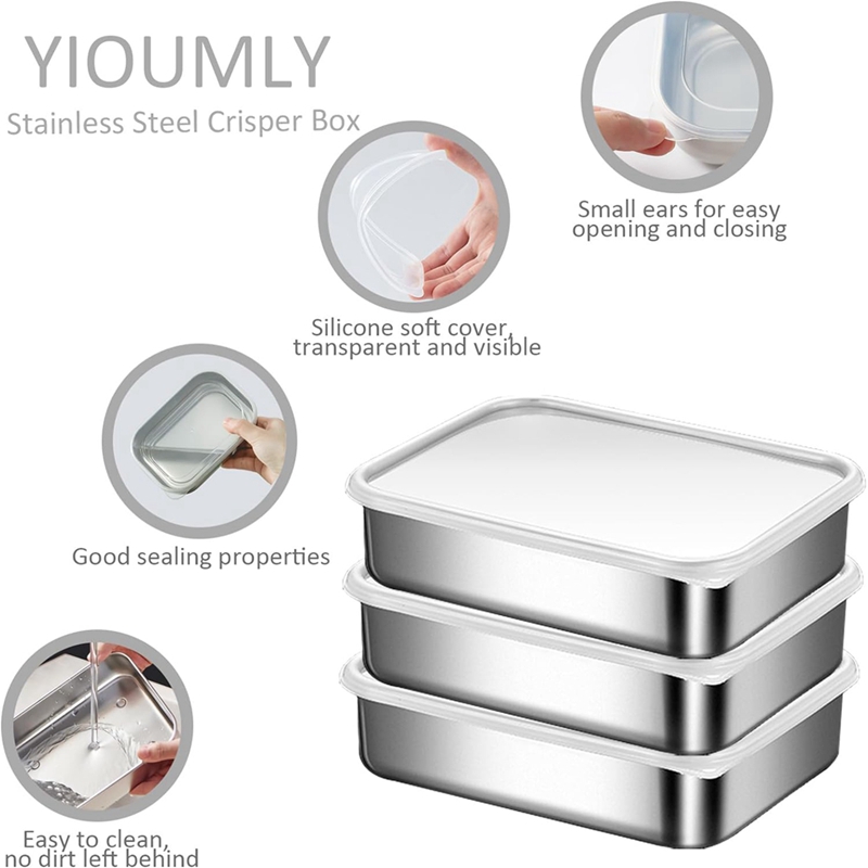 Stainless Steel Containers for - đánh giá và giá Food Storage Box