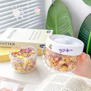 Overnight Oats Cup Portable Wi - đánh giá và giá Mason Jar Wide Mouth