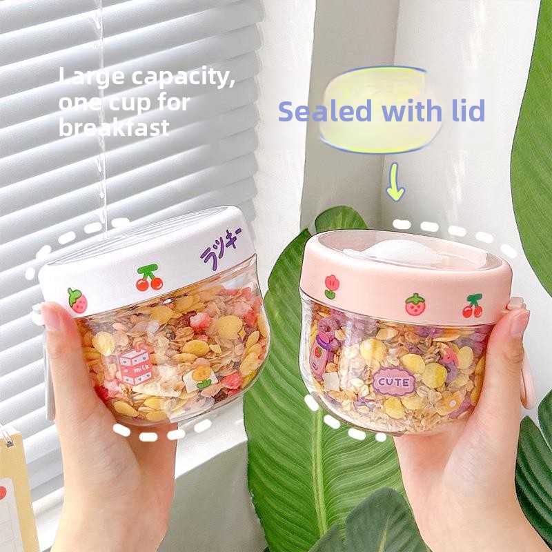 Overnight Oats Cup Portable Wi - đánh giá và giá Mason Jar Wide Mouth