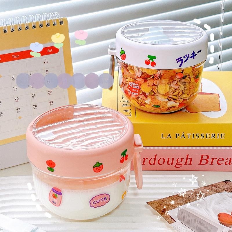 Overnight Oats Cup Portable Wi - đánh giá và giá Mason Jar Wide Mouth