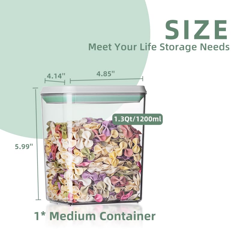 Ankou 3Pcs 1.2L Pop Airtight F - đánh giá và giá Food Storage Kitchen