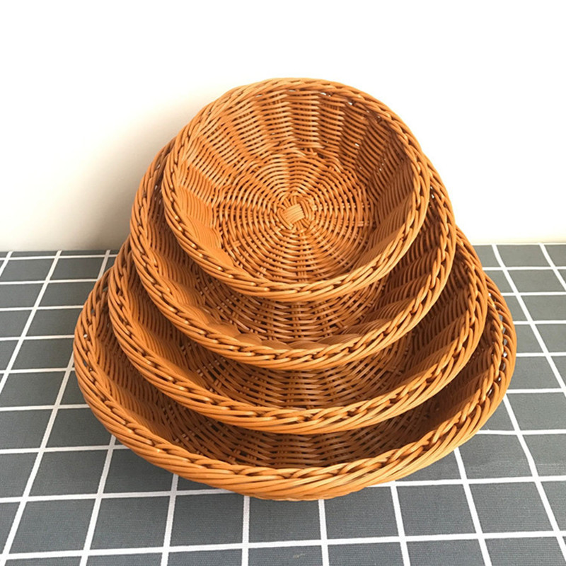 Rattan Wicker Woven Serving Ba - đánh giá và giá Food Storage Restaurant