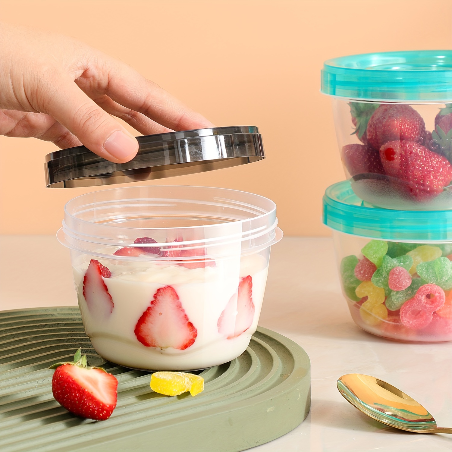 2 Transparent Sealed Food Stor - đánh giá và giá Food Storage Box