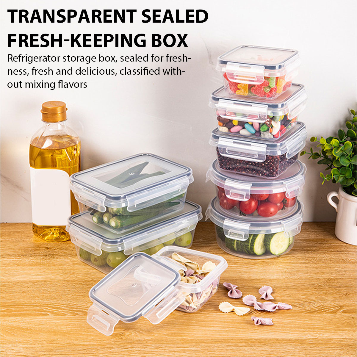 24Pcs/set Food Storage Box Set - đánh giá và giá Food Storage Kitchen Container Set