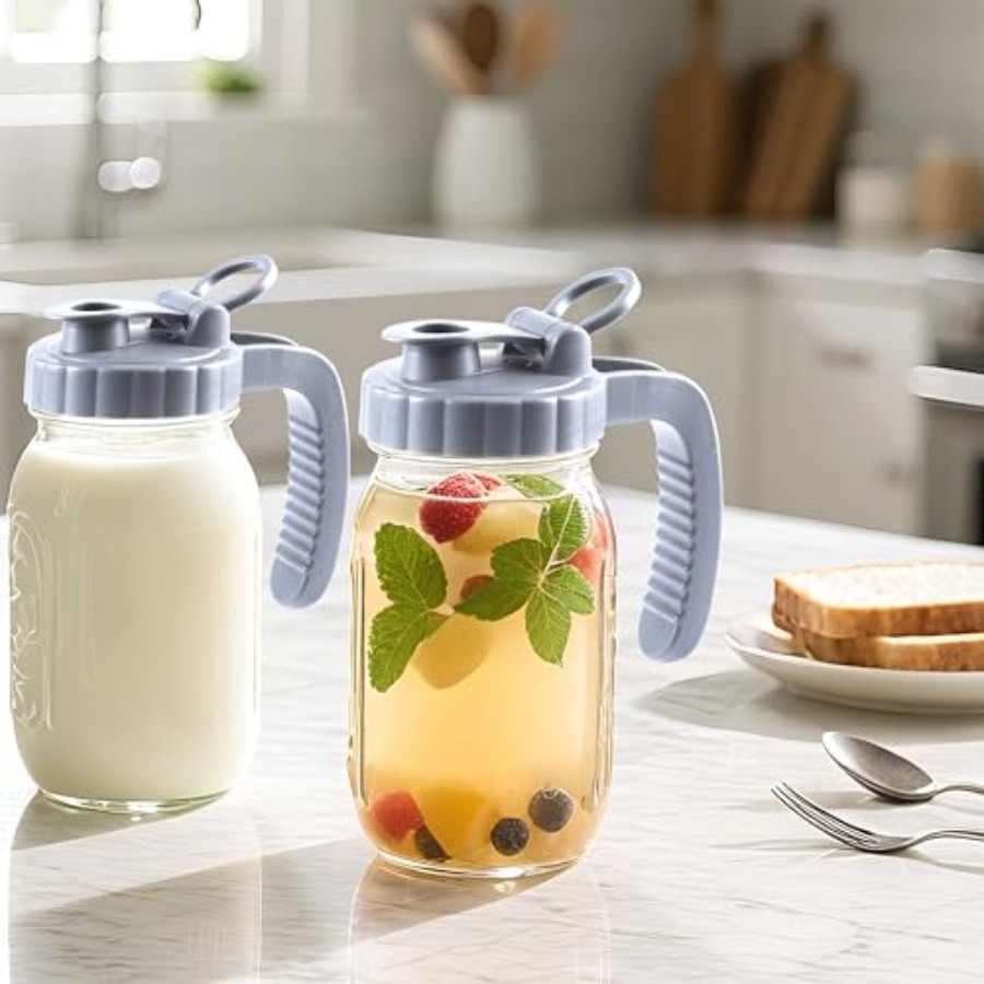 Glass Mason Jar Pitchers With  - đánh giá và giá Mason Jar Wide Mouth