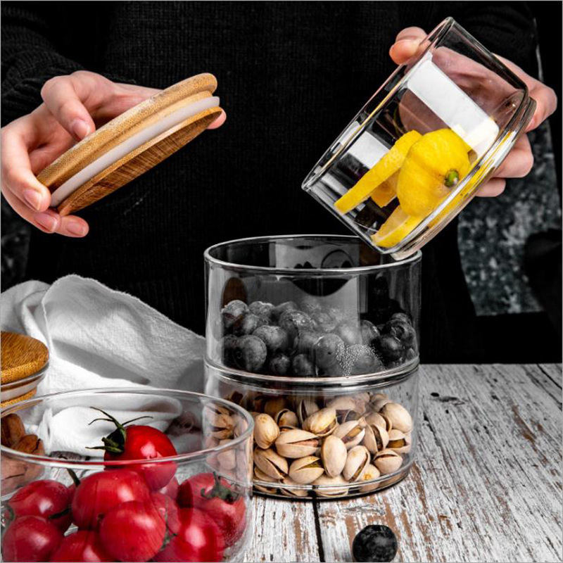 Japanese Salad Glass Bowl with - đánh giá và giá Food Storage Containers Tupperware