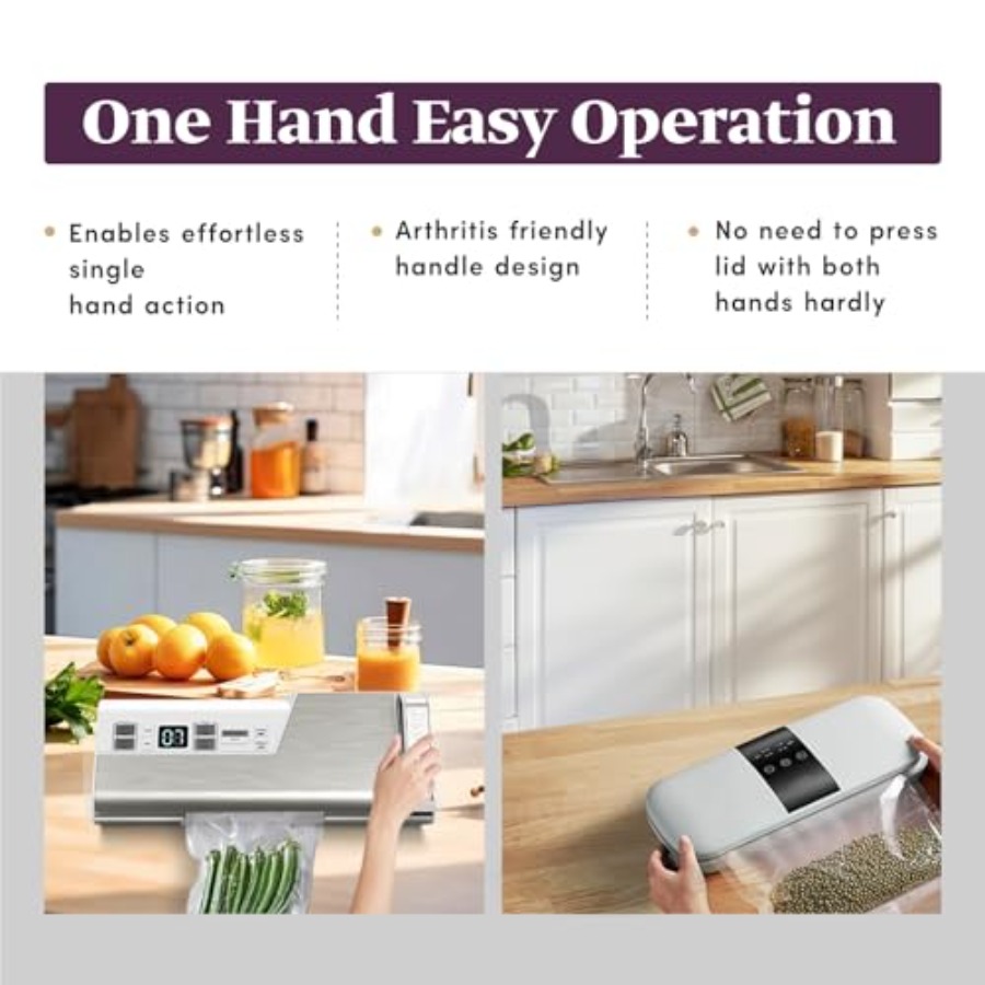 Vacuum Sealer Machine 95kPa 14 - đánh giá và giá Food Storage Vacuum Sealer Machine