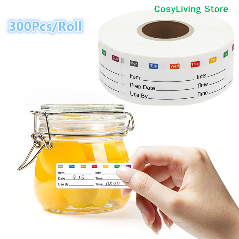 [CL]300Pcs/Roll Kitchen Date F - đánh giá và giá Food Storage Expiration Dates