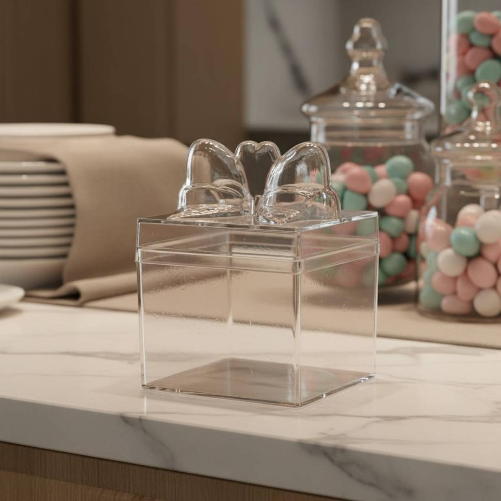 Clear Plastic Candy Box with R - đánh giá và giá Food Storage Box