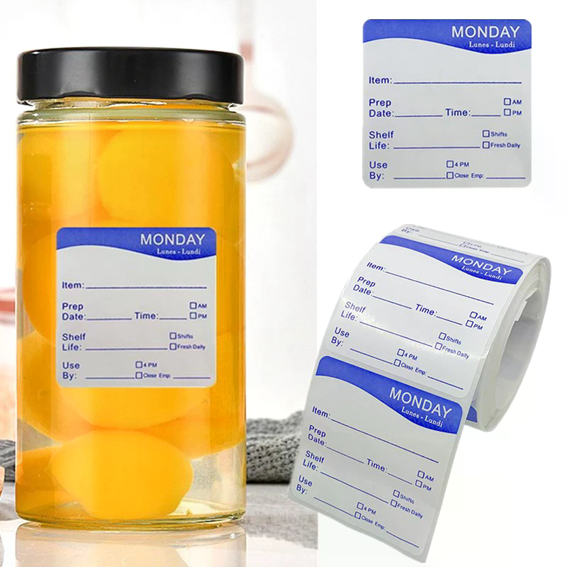 250Pcs/Roll Kitchen Date Food  - đánh giá và giá Food Storage Expiration Dates
