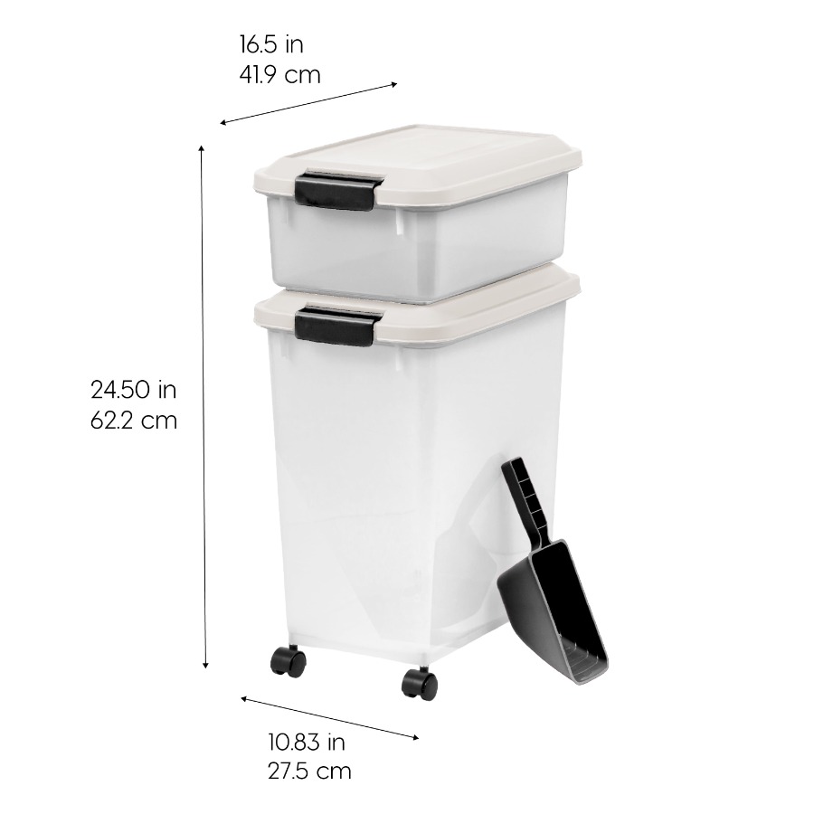 IRIS 41 Lbs. Airtight Pet Food - đánh giá và giá Food Storage Dog