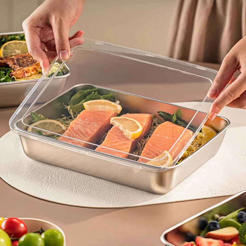 3pcs Stainless Steel Food Cont - đánh giá và giá Food Storage Lunch Box