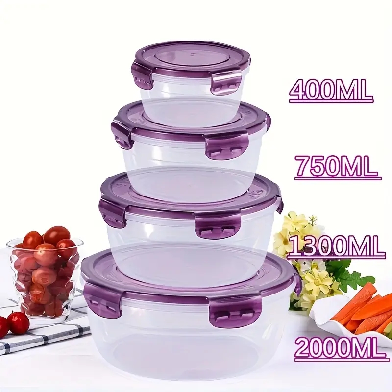 4 plastic food storage contain - đánh giá và giá Food Storage Lunch Box