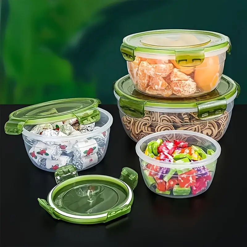 4 plastic food storage contain - đánh giá và giá Food Storage Lunch Box