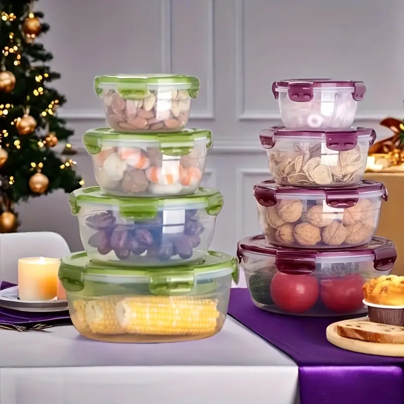 4 plastic food storage contain - đánh giá và giá Food Storage Lunch Box