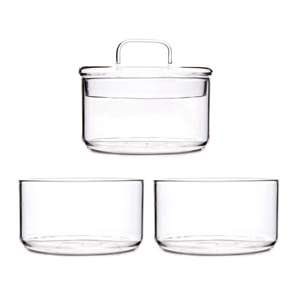 1Set Clear Glass Storage Bowl  - đánh giá và giá Food Storage Containers Glass