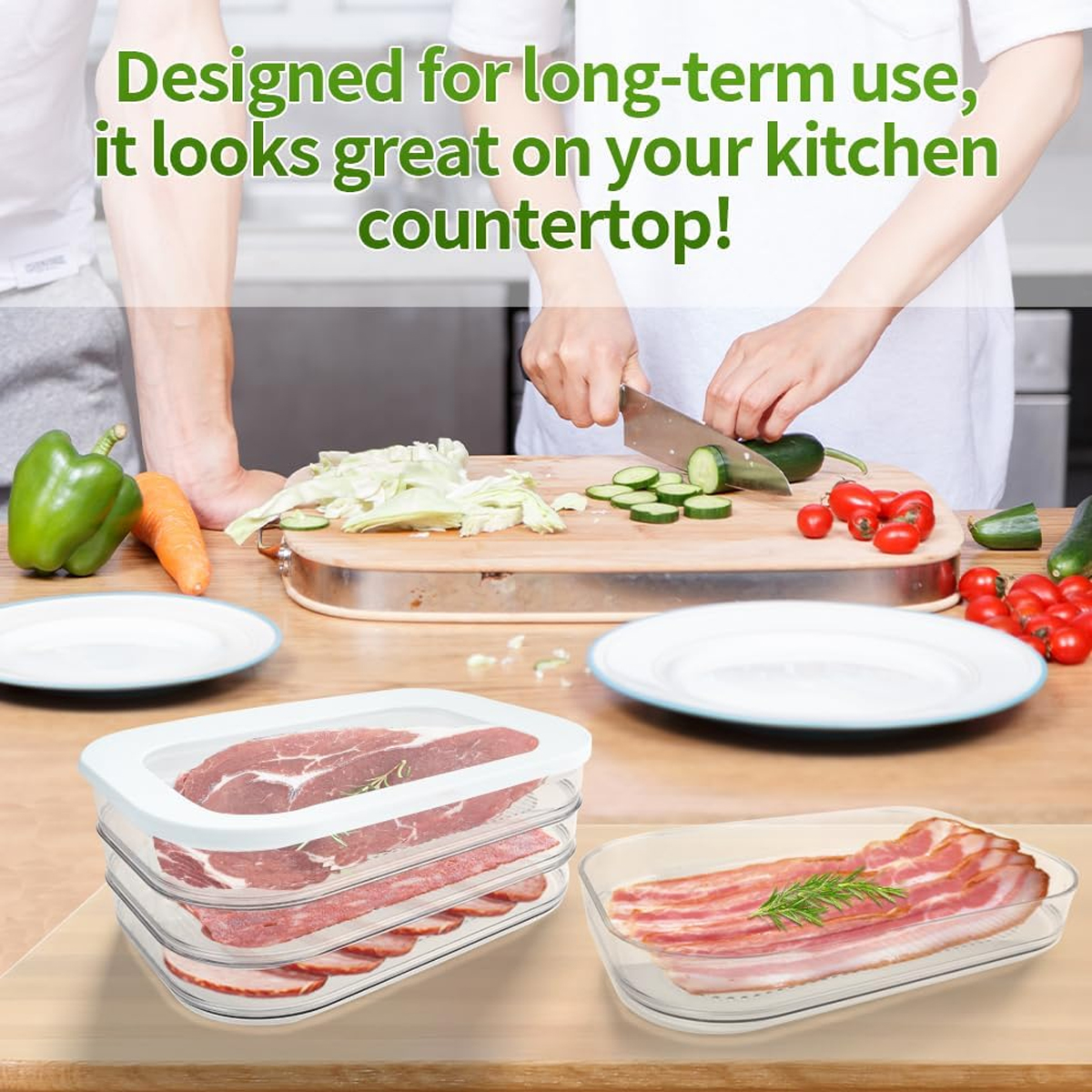 Deli Meat Container for Fridge - đánh giá và giá Food Storage Lunch Box