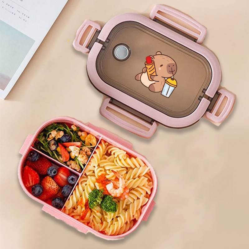 Capybara Bento Lunch Box Anime - đánh giá và giá Food Storage Lunch Box