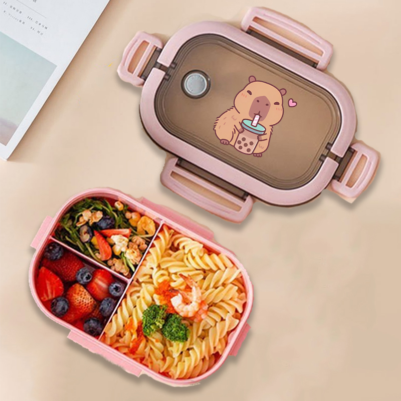 Capybara Bento Lunch Box Anime - đánh giá và giá Food Storage Lunch Box
