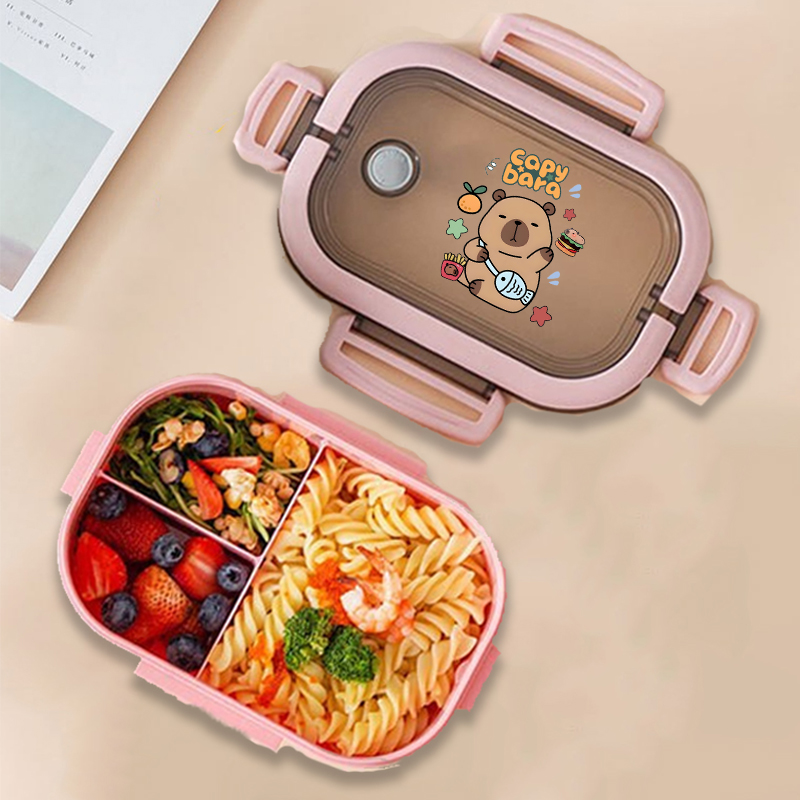 Capybara Bento Lunch Box Anime - đánh giá và giá Food Storage Lunch Box