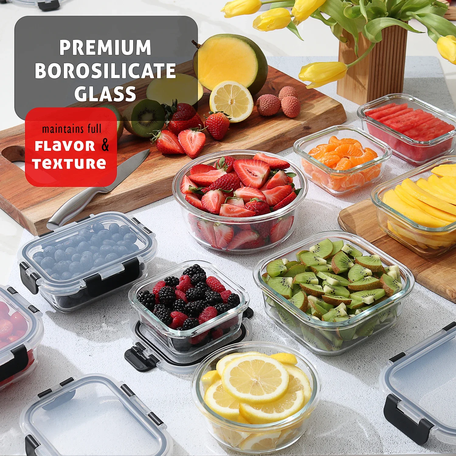 Glass Food Storage Containers  - đánh giá và giá Food Storage Containers Glass