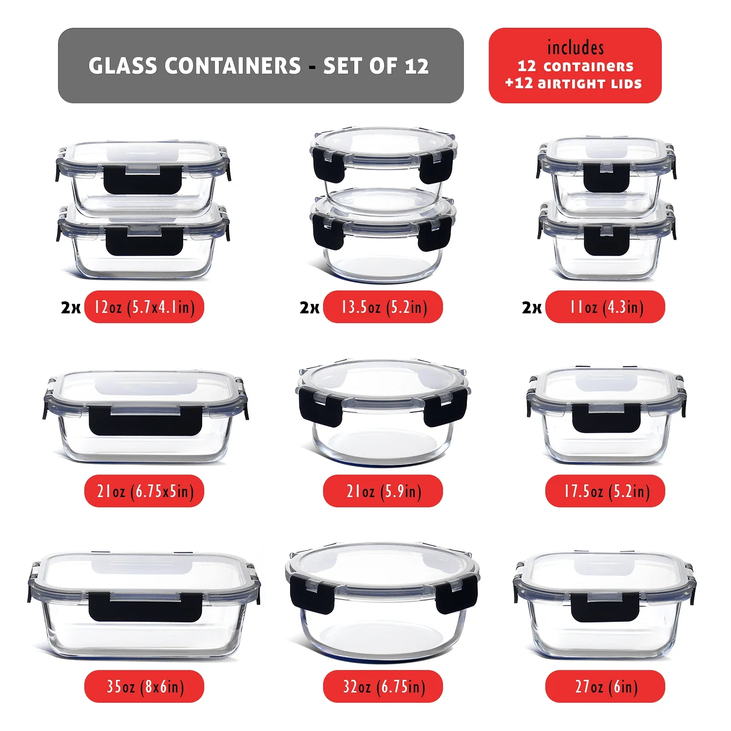 Glass Food Storage Containers  - đánh giá và giá Food Storage Containers Glass
