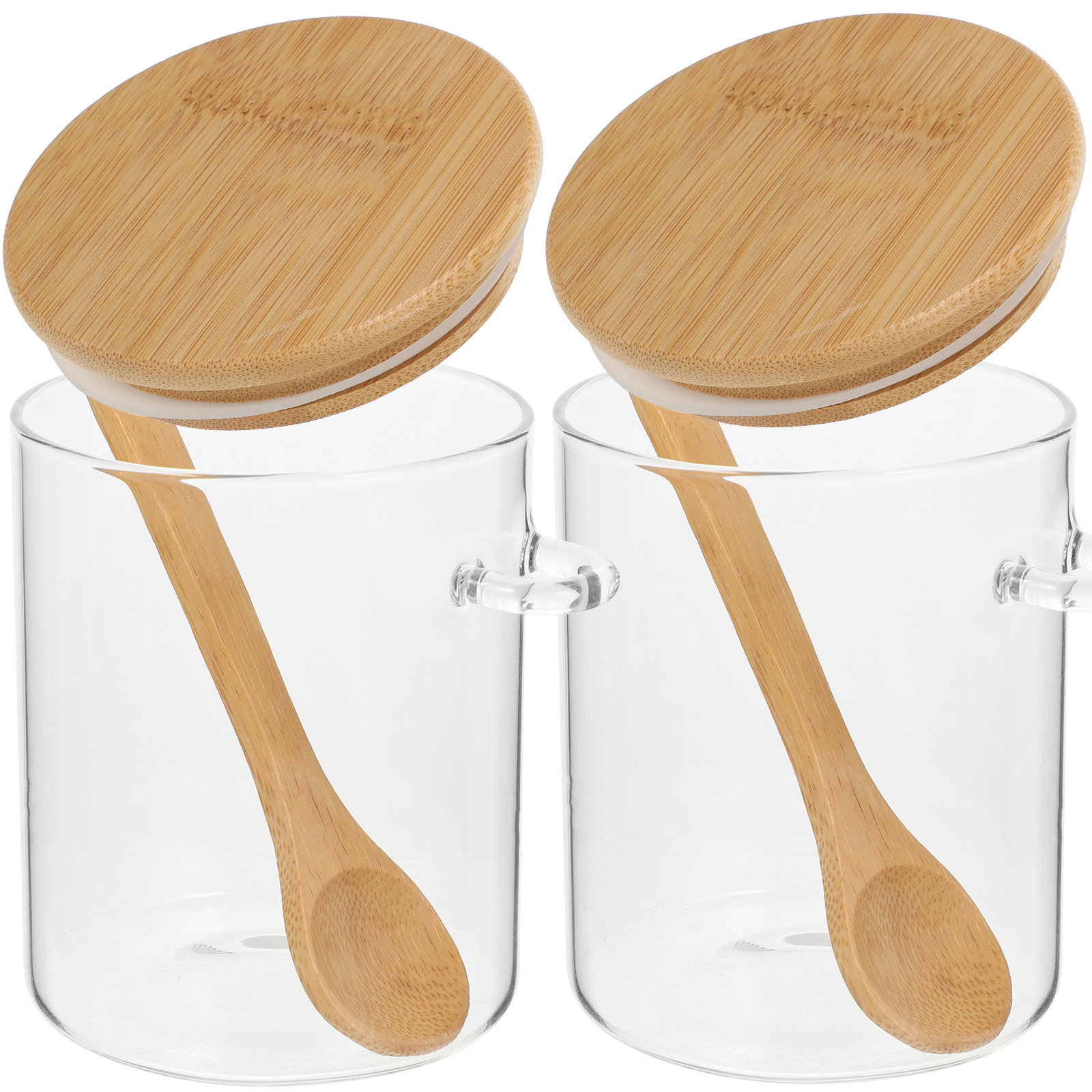 2 Pcs Flour Sugar Storage Cont - đánh giá và giá Food Storage Containers Glass