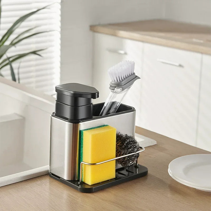 3-in-1 Kitchen Soap Dispenser  - đánh giá và giá Food Storage Organiser